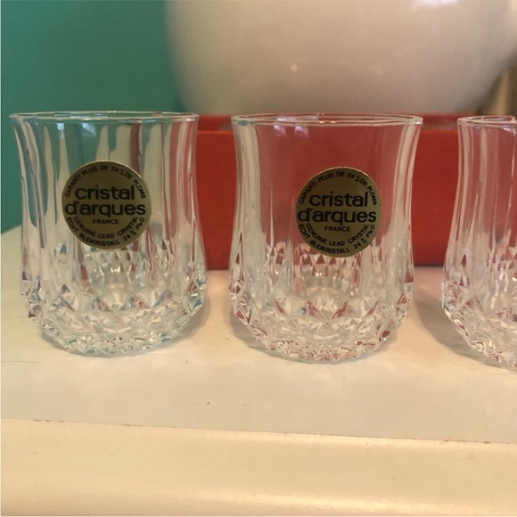 Longchamp one and a half ounce crystal glasses - Picture 6 of 8